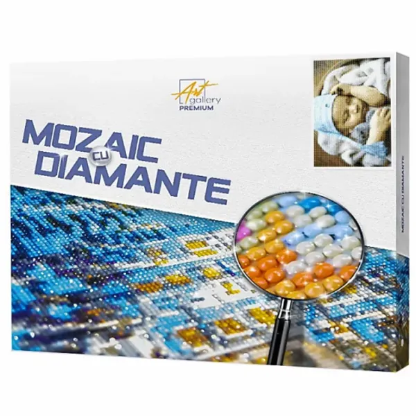Mozaic Art Galery Premium Bebeluș cu ursuleț  /  photo 1 Mozaic Art Galery Premium Bebeluș cu ursuleț  /  photo 1