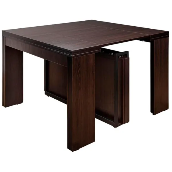 Masă de bucătărie extensibilă Flat Console 6in1 PAL/ Brown photo 2 Masă de bucătărie extensibilă Flat Console 6in1 PAL/ Brown photo 2