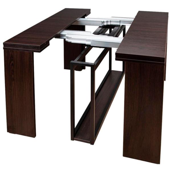 Masă de bucătărie extensibilă Flat Console 6in1 PAL/ Brown photo 7 Masă de bucătărie extensibilă Flat Console 6in1 PAL/ Brown photo 7