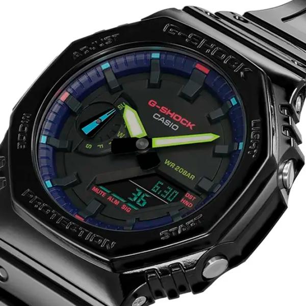 Наручные часы унисекс Casio GA-2100RGB-1AER Кварцевый / 49 x 45 мм photo 3