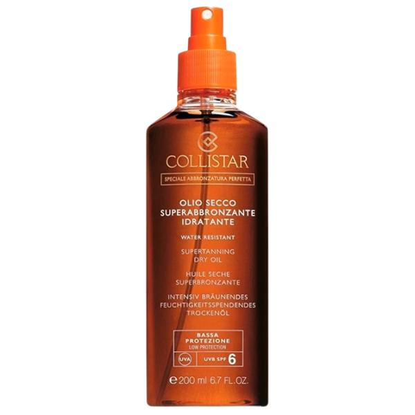 Spray de protecție solară Collistar Supertanning Dry Oil Transparent / 0.2l photo 1 Spray de protecție solară Collistar Supertanning Dry Oil Transparent / 0.2l photo 1