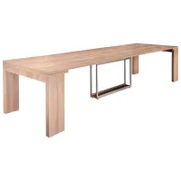 Кухонный стол раскладной Flat Console 6in1 ДСП/ Дуб Бардолино photo 2