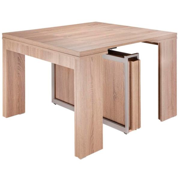 Кухонный стол раскладной Flat Console 6in1 ДСП/ Дуб Бардолино photo 3 Кухонный стол раскладной Flat Console 6in1 ДСП/ Дуб Бардолино photo 3