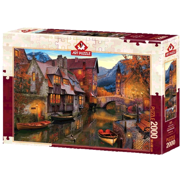 Puzzle Art Puzzle Canal-Length Houses 15+/ Количество деталей: 2000 photo 1