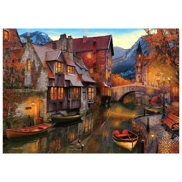 Puzzle Art Puzzle Canal-Length Houses 15+/ Количество деталей: 2000 photo 2