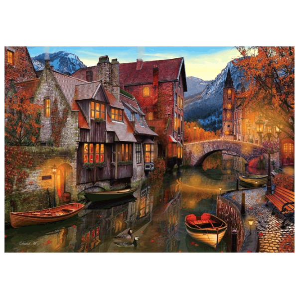 Puzzle Art Puzzle Canal-Length Houses 15+/ Количество деталей: 2000 photo 2