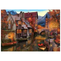 Puzzle Art Puzzle Canal-Length Houses 15+/ Numărul de piese: 2000 photo 2