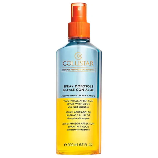 Spray de protecție solară Collistar Two-Phase After-Sun Yellow / 0.2l photo 1 Spray de protecție solară Collistar Two-Phase After-Sun Yellow / 0.2l photo 1