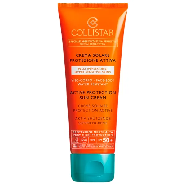 Cremă de protecție solară Collistar Active Protection Sun Cream Orange / 0.1l photo 1 Cremă de protecție solară Collistar Active Protection Sun Cream Orange / 0.1l photo 1