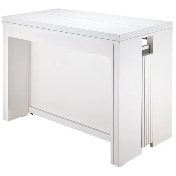Masă de bucătărie extensibilă Flat Console 5in1 PAL/ White photo 1