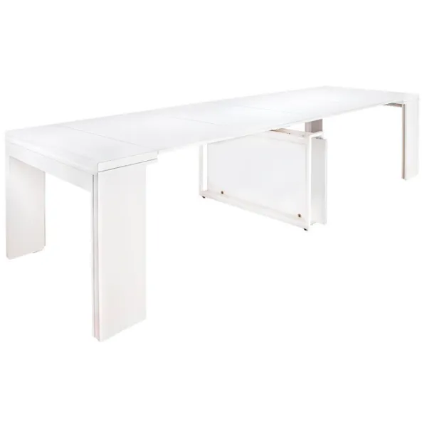 Masă de bucătărie extensibilă Flat Console 5in1 PAL/ White photo 5