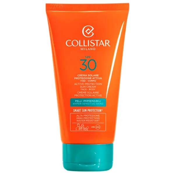 Cremă de protecție solară Collistar Active Protection Sun Cream Face Body Orange / 0.15l photo 1 Cremă de protecție solară Collistar Active Protection Sun Cream Face Body Orange / 0.15l photo 1