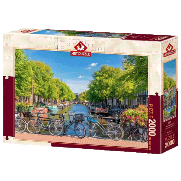 Puzzle Art Puzzle Amsterdam Canal 15+/ Количество деталей: 2000 photo 1