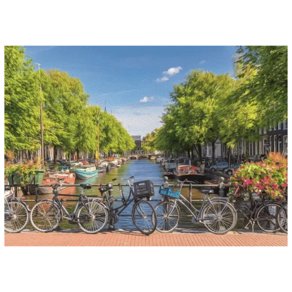 Puzzle Art Puzzle Amsterdam Canal 15+/ Количество деталей: 2000 photo 2