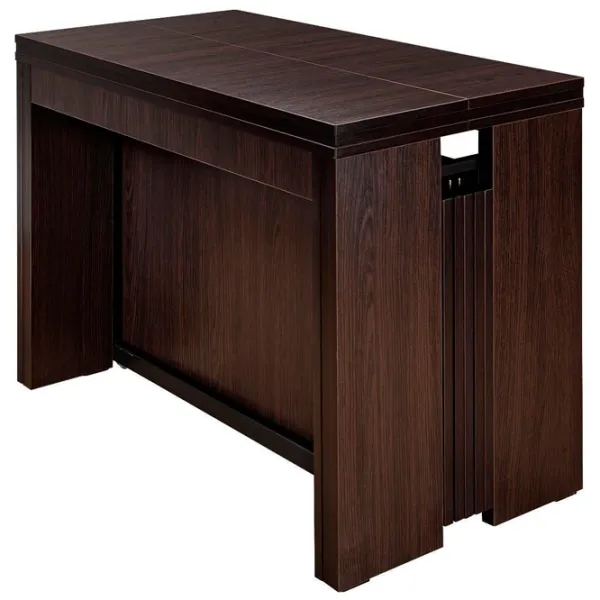 Masă de bucătărie extensibilă Flat Console 5in1 PAL/ Brown photo 1 Masă de bucătărie extensibilă Flat Console 5in1 PAL/ Brown photo 1
