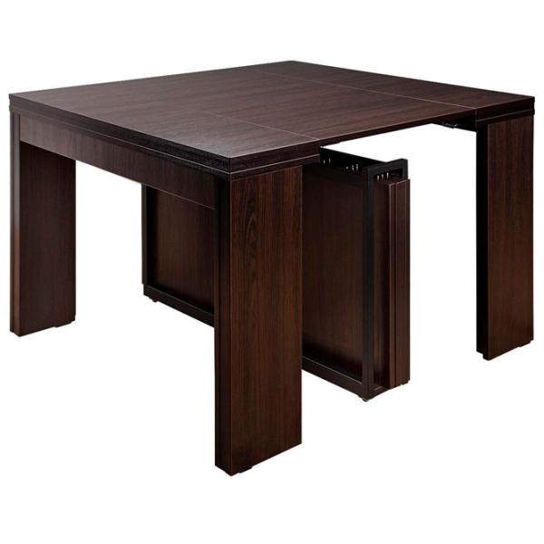 Masă de bucătărie extensibilă Flat Console 5in1 PAL/ Brown photo 2 Masă de bucătărie extensibilă Flat Console 5in1 PAL/ Brown photo 2