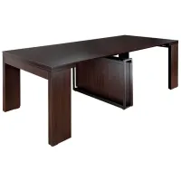 Masă de bucătărie extensibilă Flat Console 5in1 PAL/ Brown photo 4