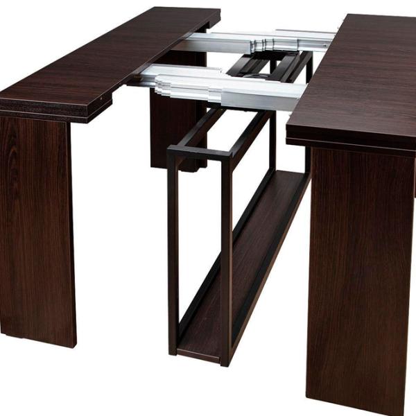 Masă de bucătărie extensibilă Flat Console 5in1 PAL/ Brown photo 8 Masă de bucătărie extensibilă Flat Console 5in1 PAL/ Brown photo 8