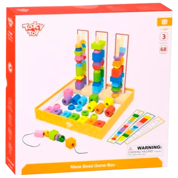 Настольная игра Tooky Toy Лабиринт из Бисера 3+/ Развитие photo 1