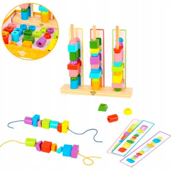 Настольная игра Tooky Toy Лабиринт из Бисера 3+/ Развитие photo 2