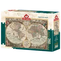 Puzzle Art Puzzle World Map 8+/ Numărul de piese: 260