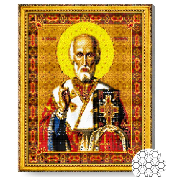 Mozaic Art Galery Premium Icoana Sfantul Nicolae   /  photo 2 Mozaic Art Galery Premium Icoana Sfantul Nicolae   /  photo 2