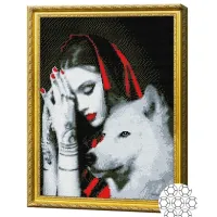 Mozaic Art Galery Premium Fata si lupul / photo 2