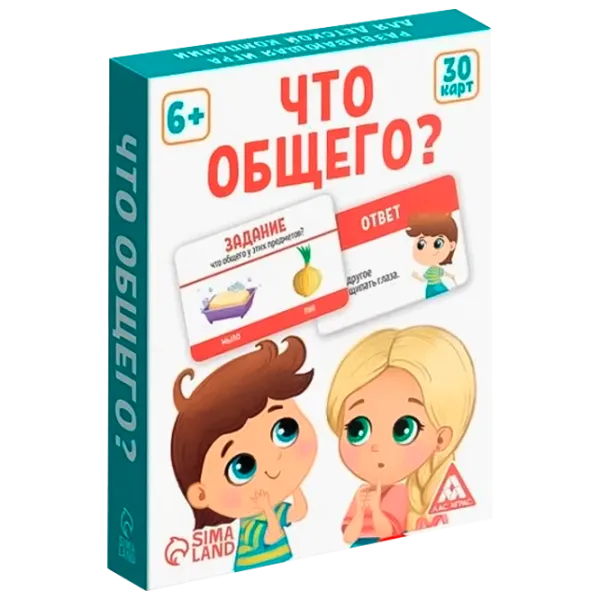 Настольная игра Las Igras Что общего? 6+/ Развитие photo 1