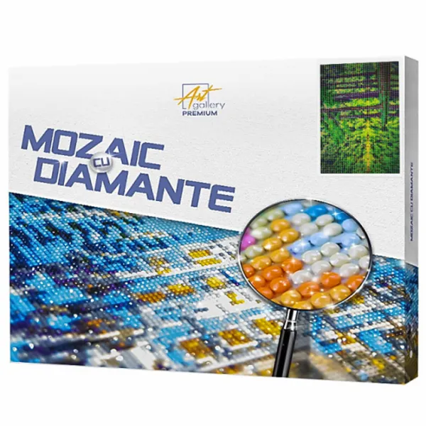 Mozaic Art Galery Premium Padurea verde in jurul lacului   /  photo 1 Mozaic Art Galery Premium Padurea verde in jurul lacului   /  photo 1