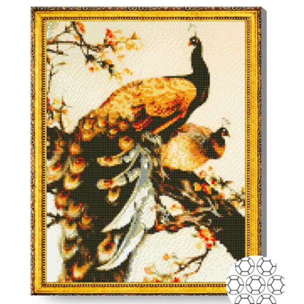 Мозайка Art Galery Premium Păuni aurii  /  photo 2 Мозайка Art Galery Premium Păuni aurii  /  photo 2