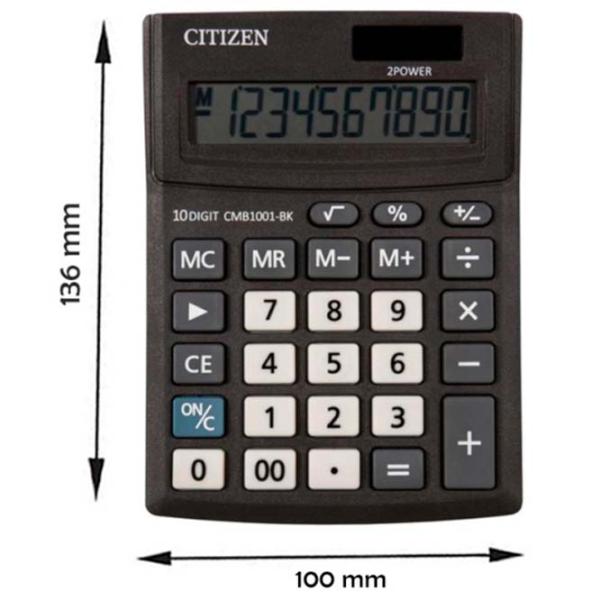 Calculatoare de birou Citizen CMB1001BK Pentru contabilitate /  photo 2