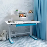 Офисный стол Flat UPGRADE ДСП/ Синий photo 3