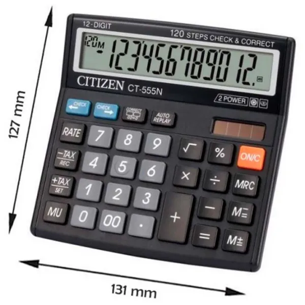 Calculatoare de birou Citizen CT 555 N Pentru contabilitate /  photo 2