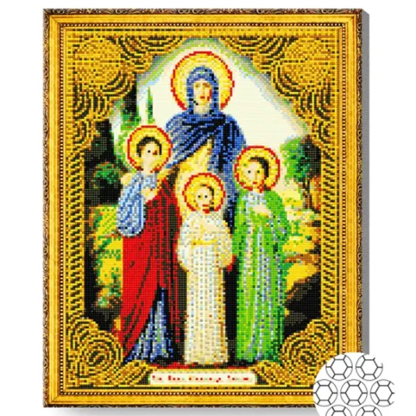 Mozaic Art Galery Premium Vera, Nadejda, Liubov cu maica lor Sofia   /  photo 2 Mozaic Art Galery Premium Vera, Nadejda, Liubov cu maica lor Sofia   /  photo 2