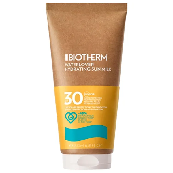 Cremă de protecție solară Biotherm Waterlover Hydrating Sun Milk Brown / 0.2l photo 1 Cremă de protecție solară Biotherm Waterlover Hydrating Sun Milk Brown / 0.2l photo 1