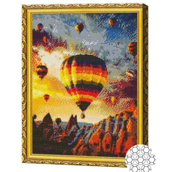 Mozaic Art Galery Premium Baloane cu aer cald peste canion   /  photo 2