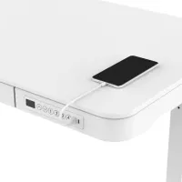 Masă de birou Flat UPGRADE SMART PAL/ White photo 2
