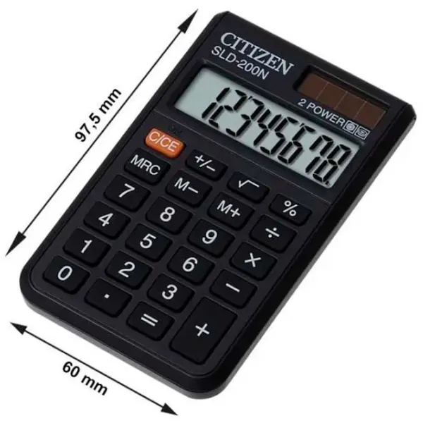 Калькуляторы Citizen SLD 200 NR Бухгалтерский /  photo 2 Калькуляторы Citizen SLD 200 NR Бухгалтерский /  photo 2