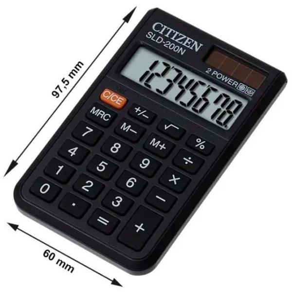 Калькуляторы Citizen SLD 200 NR Бухгалтерский /  photo 2 Калькуляторы Citizen SLD 200 NR Бухгалтерский /  photo 2