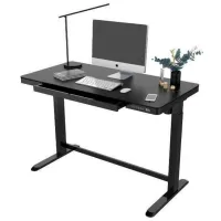 Офисный стол Flat UPGRADE SMART ДСП/ Черный