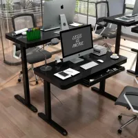 Masă de birou Flat UPGRADE SMART PAL/ Black photo 6