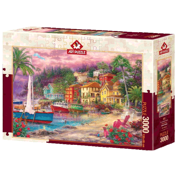 Puzzle Art Puzzle Magenta Shores 15+/ Количество деталей: 3000 photo 1
