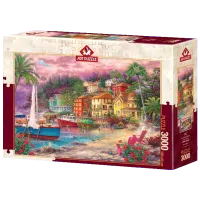 Puzzle Art Puzzle Magenta Shores 15+/ Numărul de piese: 3000
