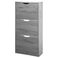 Обувной шкаф Five 50330 119 x 60 x 23см /Серый /Серый