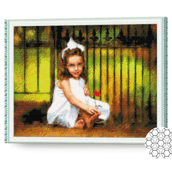 Мозайка Art Galery Premium Fetița in rochiță albă  /  photo 2 Мозайка Art Galery Premium Fetița in rochiță albă  /  photo 2