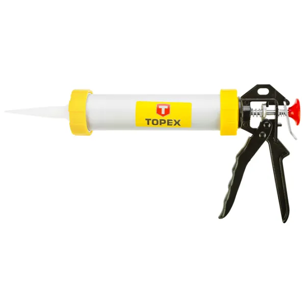 Pistol pentru silicon Topex 1812  Yelow photo 1