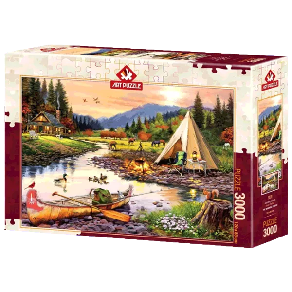 Puzzle Art Puzzle Camp Friends 15+/ Количество деталей: 3000 photo 1
