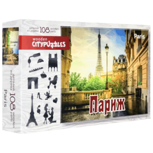 Puzzle Citypuzzles Paris 6+/ Numărul de piese: 108 photo 1