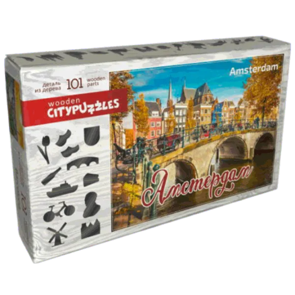 Puzzle Citypuzzles Amsterdam 6+/ Numărul de piese: 101  photo 1