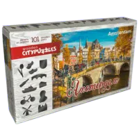 Puzzle Citypuzzles Amsterdam 6+/ Numărul de piese: 101 